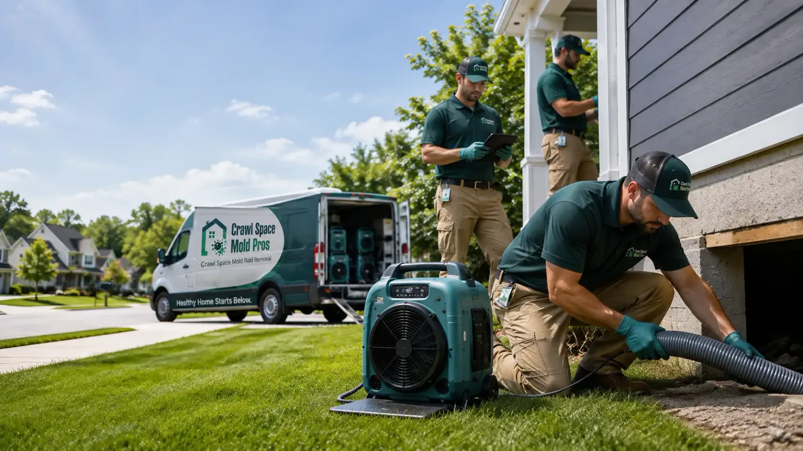 Crawl Space Mold Removal in Morganfield, KY